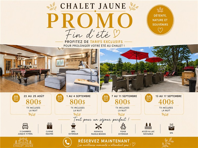 Chalet Jaune - Bord de l'eau