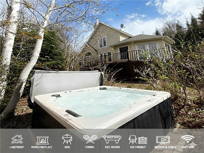 Lac Come Cottage | Waterfront | Jacuzzi | Wood fireplace  | Ski | Work from home