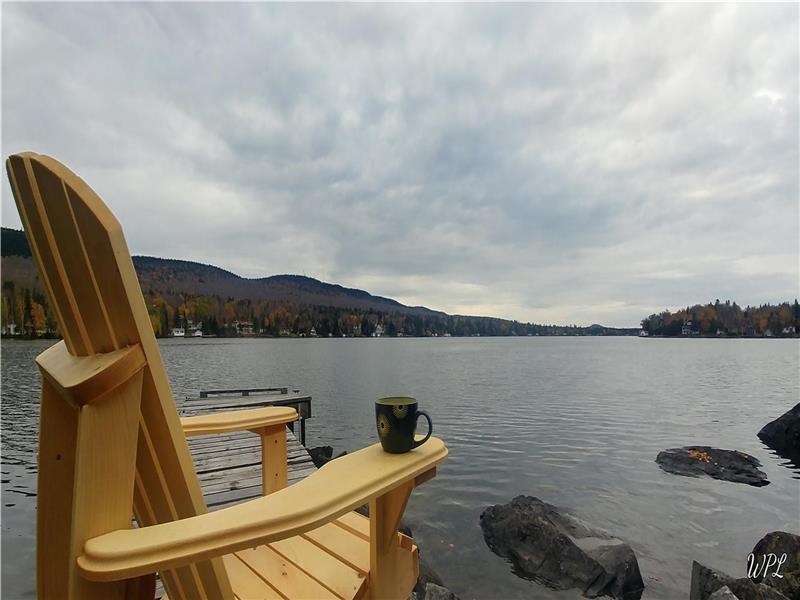 Chalet Ô Trois-Saumons, Directement au bord du Lac Trois-Saumons