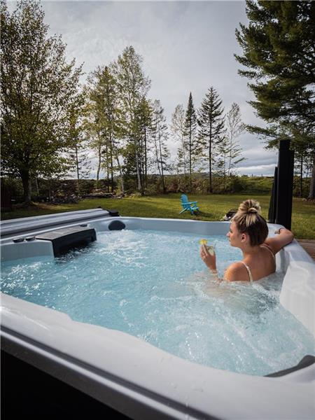 Chalet Le Winnebago avec spa et piscine