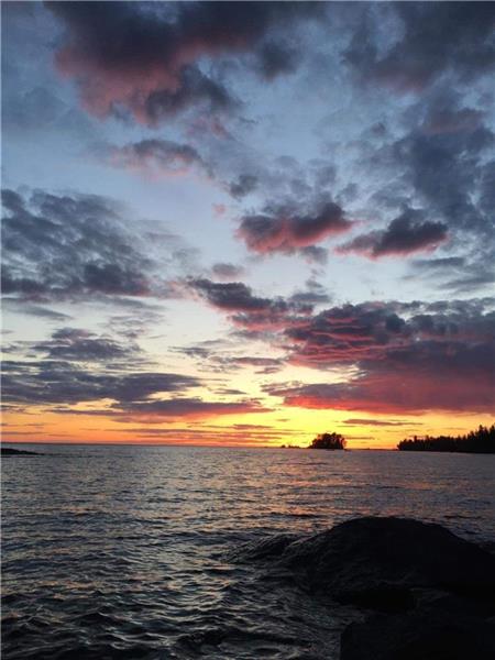 The Fun at Lac-St-Jean lake. Waterfront cottage, private beach on beautiful natural land