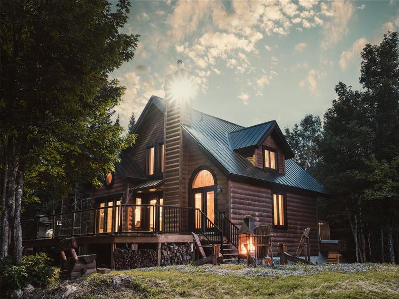 *Galaxia | Chalet Bonheur | spa | bois rond