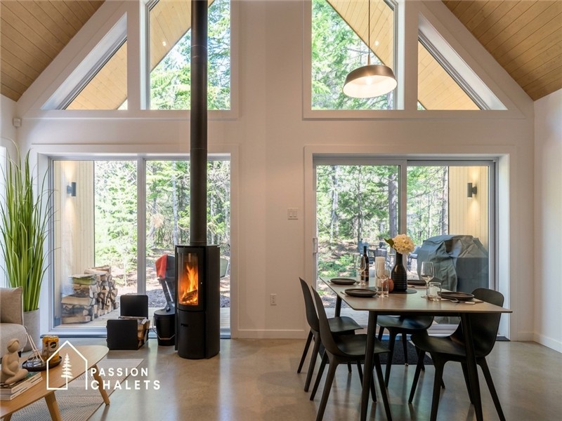 *PASSION CHALETS* | LE COLVERT | SCANDINAVE - ACCÈS LAC - SKI - SPA - FOYERS - BORNE DE RECHARGE VE