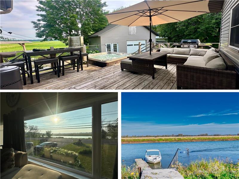 Waterfront house + outdoor spa