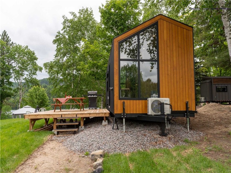 * PASSION CHALETS * | TINY CHALET LE NORDIK | LAKE - MODERN - FIRE PIT