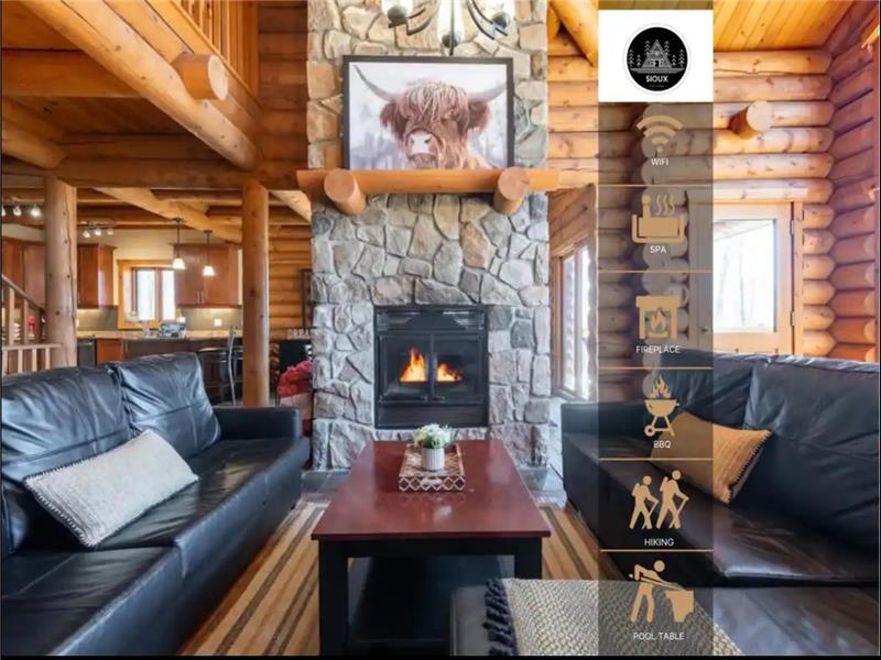 Entire 7BR LogCabin / Spa / Nature / Near Mont Tremblant