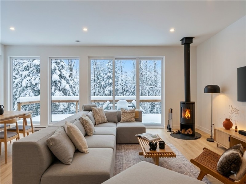 PASSION CHALETS | LE ONNI CABIN | SPA - MODERN - LARGE TERRACE & HANGING NET - FIREPLACES - WOODED