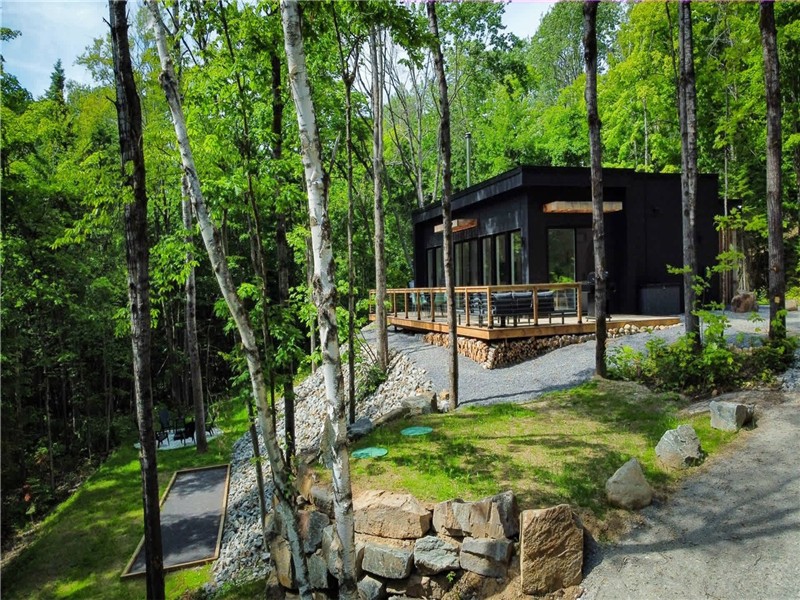 PASSION CHALETS | LE ONNI CABIN | SPA - MODERN - LARGE TERRACE & HANGING NET - FIREPLACES - WOODED