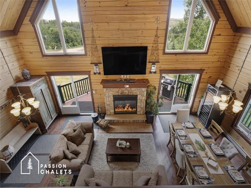 * PASSION CHALETS * | LE MONTAGNARD | LAKE, DOCK & BOAT - SPA - GAME TABLE - FIREPLACE - PRESTIGE