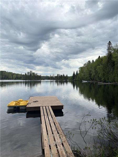 Chalet au toit vert du Lac Caïn
