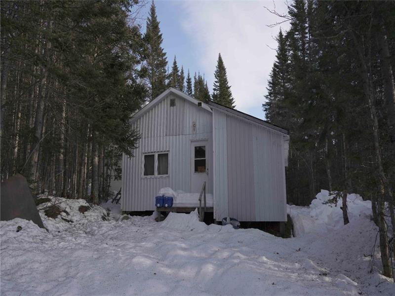 chalet on wooded land, hunting in Percé