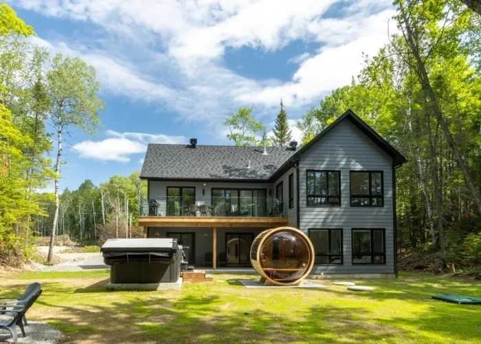 Chalet neuf avec Spa et Sauna | Le NaturÔ Spa