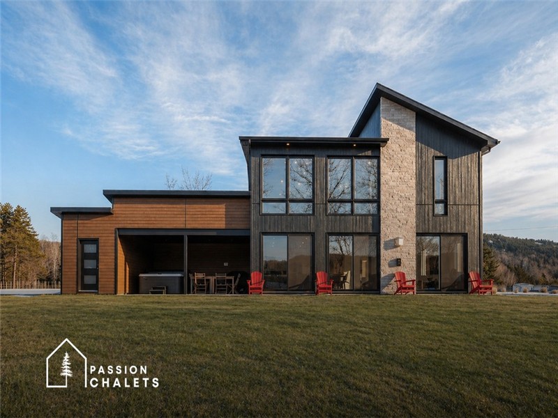 * PASSION CHALETS * | LE PANORAMIQUE | SPA - BORD DE RIVIÈRE - QUAI - EMBARCATIONS - BBQ - FOYERS