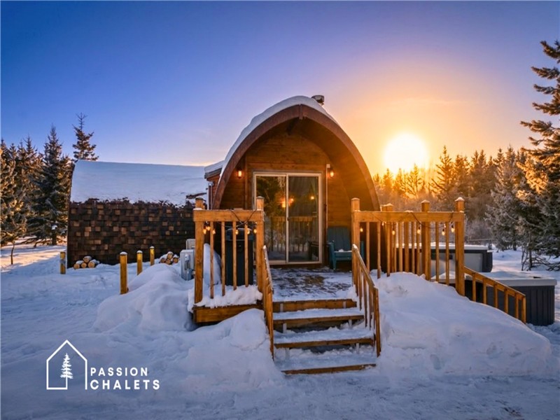 * PASSION CHALETS * | POD LE HOBBIT | SPA - BBQ - FIREPLACE - RELAXATION - NATURE - HIKING TRAILS
