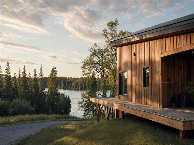 Chalet bord du lac à louer — Gore (Laurentides) — 4 ch, spa, quai privé, 14 pers