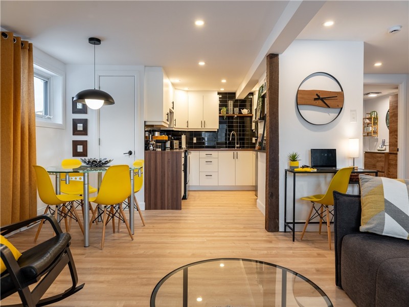 Garden Suite – Large 1-bedroom (3 ½), fully furnished and equipped in Sainte-Anne-des-Lacs