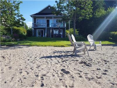 Maison et plage privée sur le Lac St Jean
