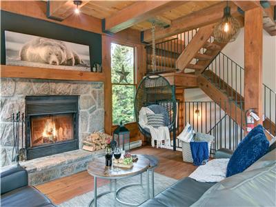 Log home with jacuzzi + Ski Tremblant + Lake access