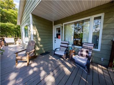 Cabin Oasis Morin - Peaceful place with Spa, Sauna and Beach