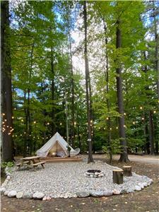 Yurt for two on beautiful campground