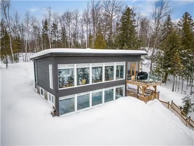 GRAND-DUC | Cottage for rent with spa in Lanaudiere