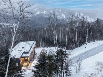 Nonesuch Le HORS-PISTE, dream chalet located opposite Val St-Côme ski station,spacious,spa & sauna