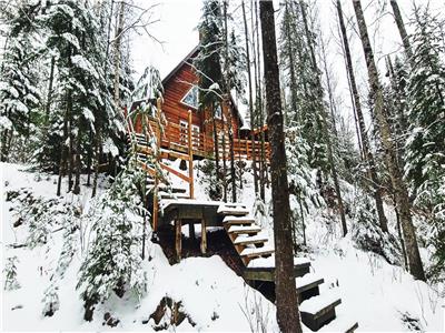 SURROUNDED BY FOREST & SPA & RIVER EDGE - TOP 10 RENTAL CHALETS IN THE REGION!