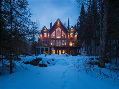 Maison Rouge - Cottage de luxe au bord de l'eau  Tremblant