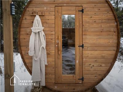 * PASSION CHALETS * | POD ÉVASION THERMALE | SPA - SAUNA - RIVER ACCESS - GLAMPING - FIREPLACE