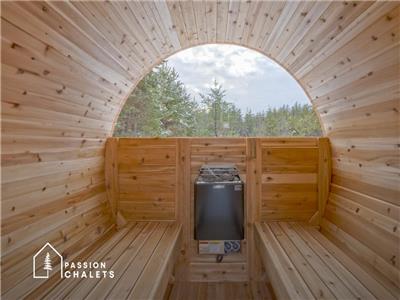 * PASSION CHALETS * | POD VASION THERMALE | SPA - SAUNA - ACCS RIVIRE - GLAMPING DE LUXE - FOYER