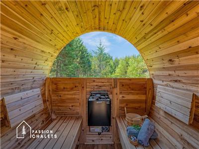 * PASSION CHALETS * | POD VASION THERMALE | SPA - SAUNA - ACCS RIVIRE - GLAMPING DE LUXE - FOYER