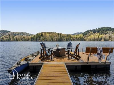 * PASSION CHALETS * | L'AGORA DU LAC | CHIC MODERN - DOCK & BOATS - POOL TABLE - SUSPENDED NET