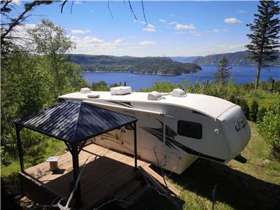 Fifth Wheels (ready to camp) with breathtaking view