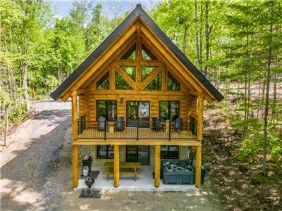 chalet en bois rond Le Refuge