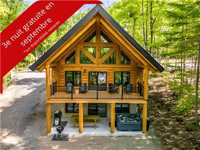 chalet en bois rond Le Refuge