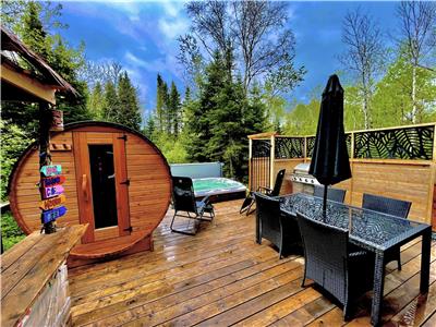 Chalet La Ressource spa ans sauna