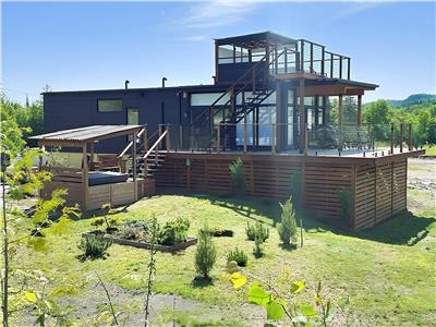 Terrasse sur le toit - SPA & Foyer - Le Moki
