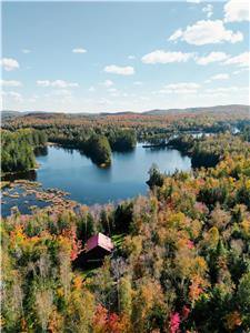 Magnifique chalet en bord de l'eau avec salle de jeux et spa