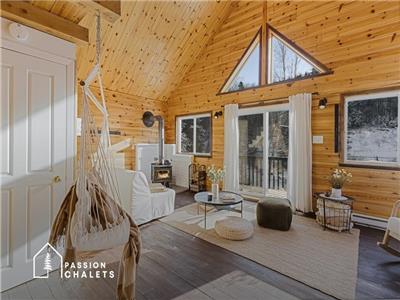 * PASSION CHALETS * | MONT TI LOUP | BORD DE RIVIRE - FOYER - AIR HOCKEY - CHAISE COCON SUSPENDUE