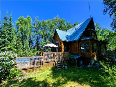 Chalet en bois rond Bouleau