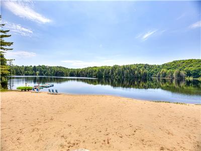 Swiss Cottage, Fireplace, Beach, 50 min away from Montreal!