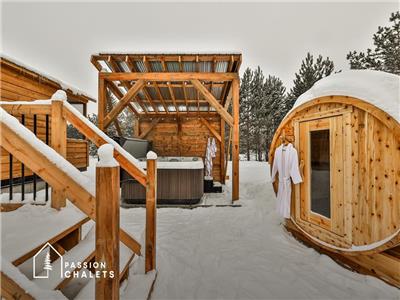 * PASSION CHALETS * | PAUSE NATURE | SPA - SAUNA - ACCÈS RIVIÈRE - IDÉAL COUPLE / RETRAITE / SOLO