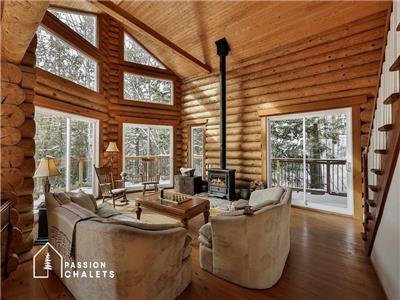 * PASSION CHALETS * | AU FIL DE L'EAU | RIVERFRONT - MAJESTIC ROUND WOOD - FIREPLACE - HIKING