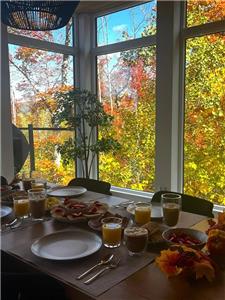 Le Snovi Chalet for 8 guests with a magnificent panoramic view of Val St-Cme.