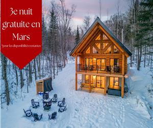 chalet en bois rond Le Refuge